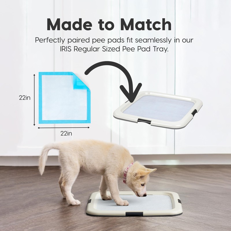 IRIS USA Dog Pee Pads – Puppy Essentials, Dog Pads,