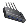 USB 3.0 Switch 4 Computers, 4 Port USB Switch for