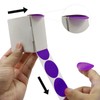 Round Stickers Purple 38mm Circle Labels with Dispenser Box Color