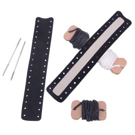 WAYNE'S DOG Leather Lever Wrap for Lever Action, Handcrafted (6-inch, Black/Black-Suede Leather)