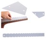 Guitar Measuring Tool Set Silver Aluminum Neck Straight Edge Fret