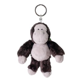 NIKI Gorilla Key Holder, 3.9 inches (10 cm), Backpack, Green, Kids, W3.5 x D 3.5 x H, Black