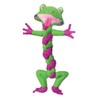 KONG BraidZ Frog Dog Toy, Medium (Colors Vary)