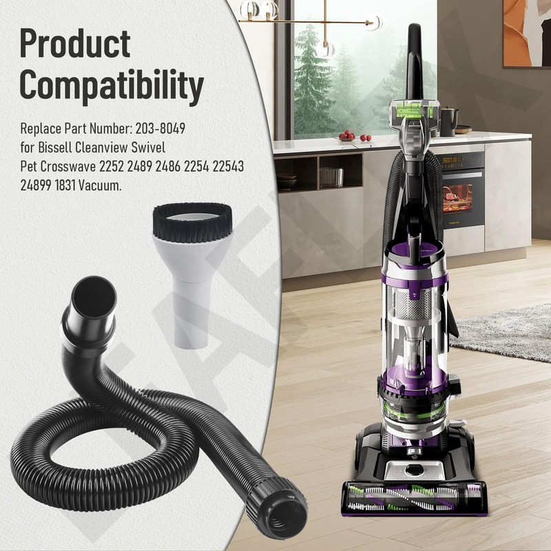 203-8049 Vacuum Cleaner Hose/Assembly Compatible with Biss-ell Cleanview Swivel Pet
