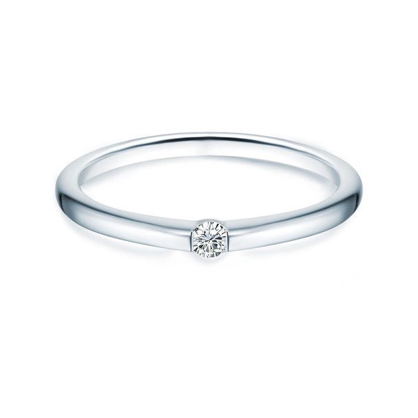 Trilani Female 925/- Sterling Silver Brilliant cut Zirconia (CZ) Band