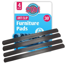 Stay! Recliner Anti Slip Furniture Pads (Set of 4) - Furniture Grippers for Hardwood Floors and Carpets - Non Skid Chair and Couch Grips to Prevent Sliding, 30 Inch