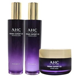 AHC Expert Prime Basic 3 Piece Set 1 Skin, 1 Lotion, 1 Cream / AHC 엑스퍼트 프라임 기초3종 세트 스킨 1개 로션1개 크림 1개