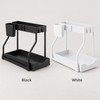 Pull-Out Cabinet Organizer for Kitchen and Bathroom Storage – Black