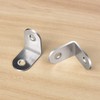 Drado Angle Connector Pack of 15 Stainless Steel Angle Brackets