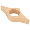 Marcapáginas para lectura, sujetalibros de madera con diseño ergonómico, portátil