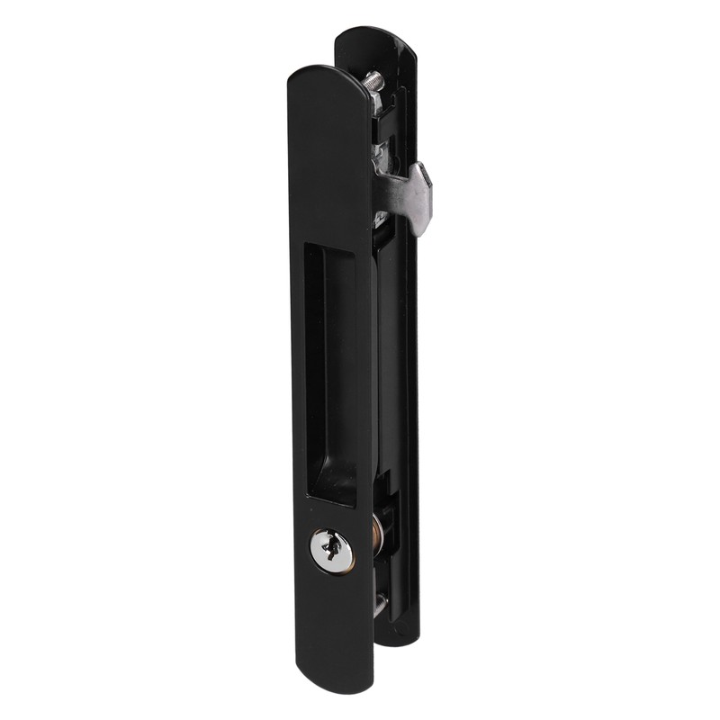 Sliding Door Lock Black Copper Zinc Alloy Lock Furniture Hardware