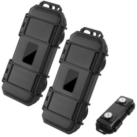 Magnetic Key Holder Under Car, Hide a Key Outside, Magnetic Key Box| Car Key Holder for Outdoor Travel, Waterproof Magnetic Key Case for Under Car