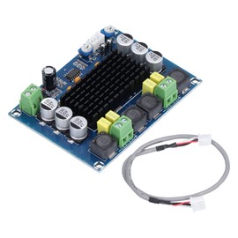 Amplifier Board, High Efficiency Digital Audio Power Amplifier, Dual Channel Stereo DC 12V to 24V, Integrated Circuit, Power Efficiency More Than 90%, Mount Capacitor, for Car