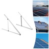 45" Adjustable Solar Panel Mount Brackets, with Foldable Tilt Legs