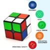 KOSTACHI 2x2 Speed Cube, Professional 2x2x2 Rubik's Cube, Black, 3D