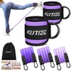KUTIZE Ankle Resistance Bands with Cuffs & Training Guide, Women's