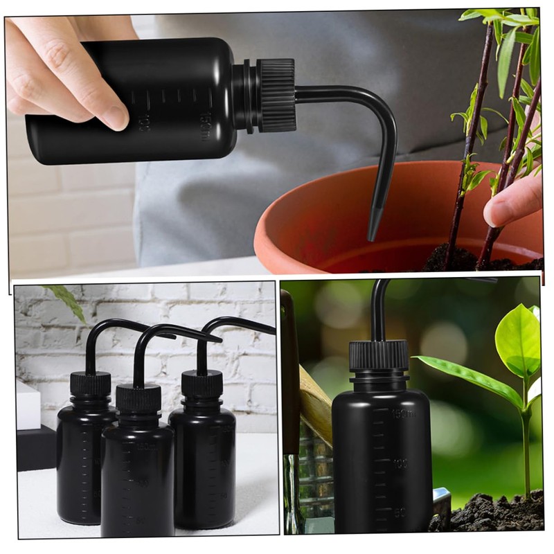 Ipetboom 4Pcs Tattoo Rinse Squeeze Bottles Flexible Plastic Wash Bottles