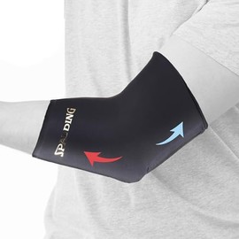 Spalding - Elbow & Ankle Gel Sleeve, Hot/Cold Therapy, Reusable Therapy Wrap for Swelling & Injury Relief (Black)