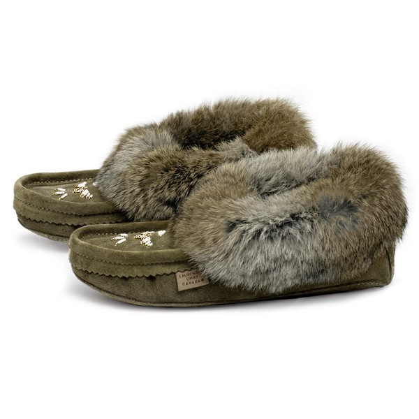 Laurentian Chief Moccasin Slippers for Women – Comfortable Slippers with