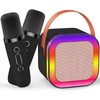 Mini Karaoke Machine for Kids Adults, Portable Bluetooth Speaker with