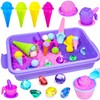 Bbiamsleep Ice Cream Sensory Bin, 61 Pcs Ice Cream Sensory