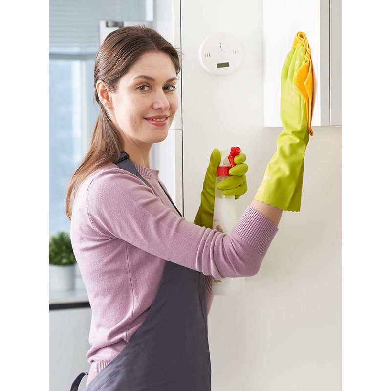 LANON wahoo Skin-Friendly Cleaning Gloves, Dishwashing Kitchen Gloves with Cotton