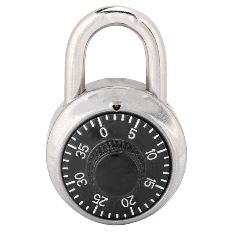 Rotary Digit Code Combination Padlock Round Security Lock for Door