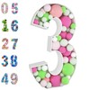 3FT Mosaic Balloon Frame Number 3 Light Up Numbers Pre-Cut