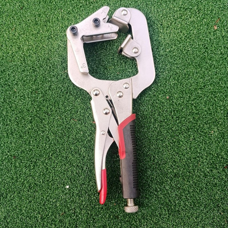 Toysmith Welding Pipe Pliers, Locking Plier Clamp, 10" Adjustable Anti-Slip