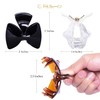 RC ROCHE Pack of 6 Plastic Bow Hair Clips Hair