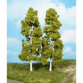 Heki 1920 Natur Birkenbäume, 2 Stück, Höhe 18 cm, Mehrfarbig, 18 Centimeters