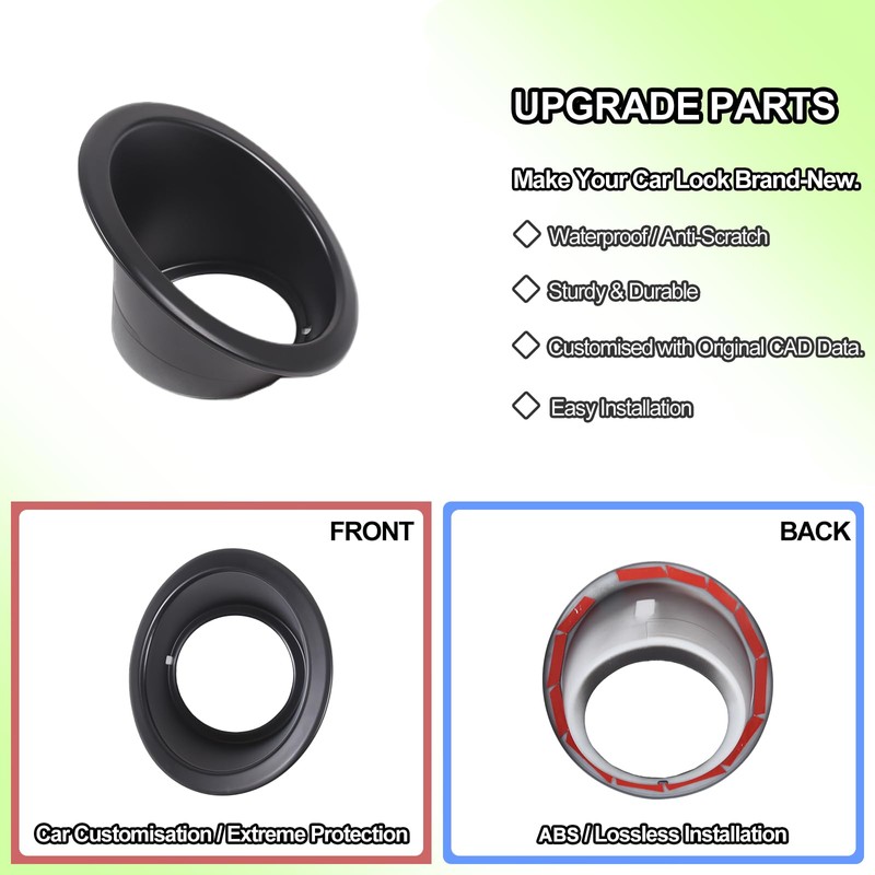 Car Fuel Filler Cover for Hummer H3 2005-2009, Gasoline Gas