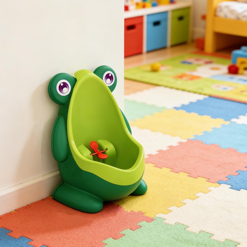 Frog Pee Training,Cute Potty Training Urinal for Boys with Funny