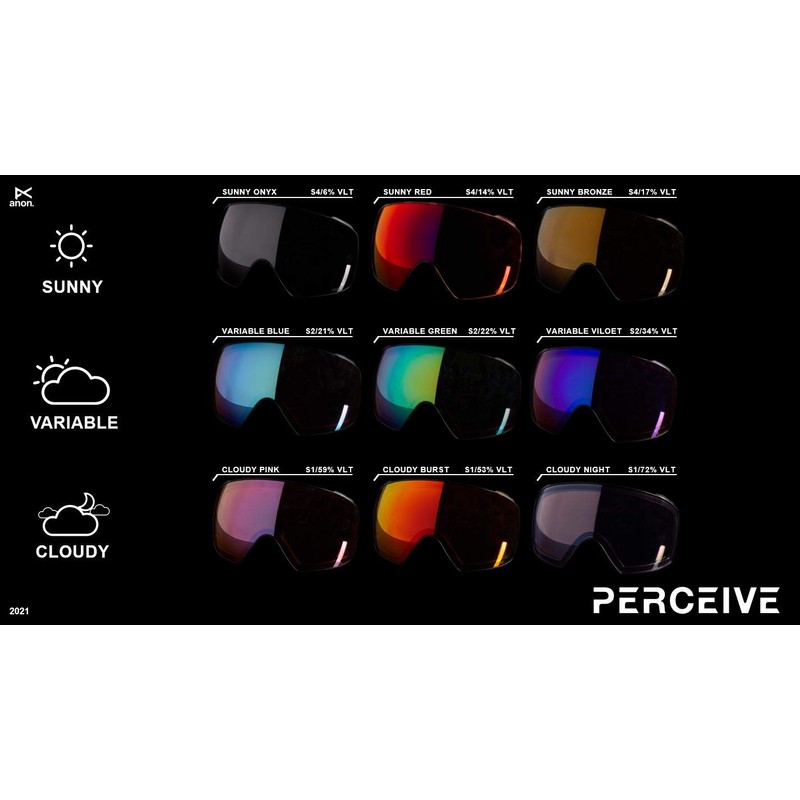 Anon Men's M4 Cylindrical PERCEIVE Lens, Perceive Cldy Pink