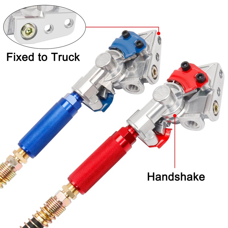KOOTANS 37 Degree Angled Gladhands 1 Pair Die Cast Aluminum