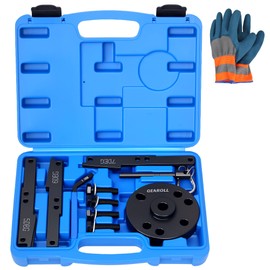 3163021 Cam Timing Tool Kit, 3163530 Engine Brake Adjustment Tool 7MM, Compatible with Cummins ISX QSX X15 Engine with 4/5/6/7 Degree Wedge Cam Gear Puller Crank Pin, Replace 3163020 3163069