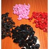 140PCS Triangle 4 Sizes 11-16mm Plastic Flocking Safety Noses Eyes