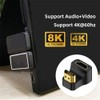 cablecc HDMI Type-A to HDMI Male to Female 360 Degree
