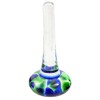 American Made Blown Glass Ring Holder, Blue/Green Color