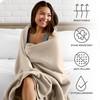 Bare Home Polar Fleece Blanket - Throw Blanket - Sand