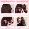 41 Pcs Jumbo Hair Curlers Rollers with Clips Big Hair