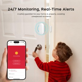 Home Alarm System Wireless,16Pcs WiFi+4G with Phone App & Remote Control Alarm System,Door/Window Sensors,Motion Detectors,for Smart Life or Tuya APP,Compatible with Alexa NO Monthly Fees