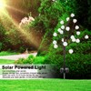 2pcs 20LED Solar Powered Fairy Lights Outdoor Dandelion Lamp Garden