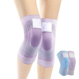Women's Sports Knee Protector for Fitness, Yoga, and Hiking - Knee Wrap Sleeve Knee Brace Purple 1P/M