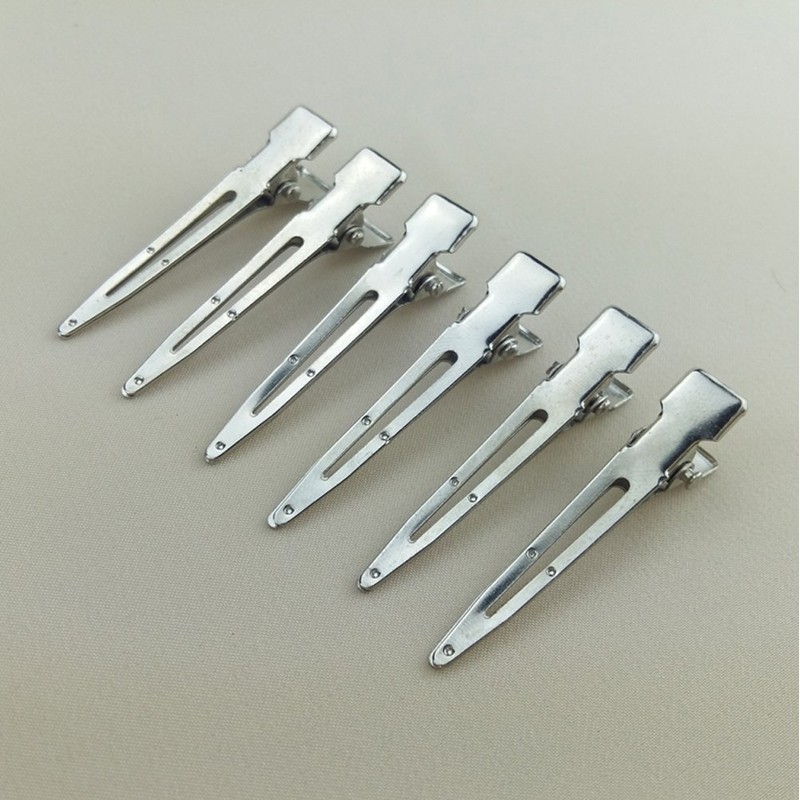 50 PCS Hairdressing Single Prong Pin Curl Clips 1.78 Inch