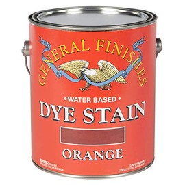 General Finishes Water Based Dye, 1 Gallon, Orange