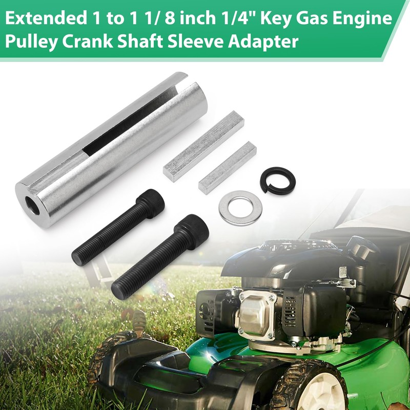 Camotokiit Extended 1 to 1 1/8 inch 1/4" Key Gas