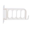 4 Hole Clothes Rack, Plastic Wall Mounted Clothes Storage Rack