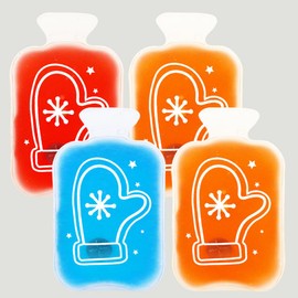 Hand Warmers Click, Reusable Snap Heat Pack, Hand Warmers Boil Click Heat Pocket Hand Warmer, Pouch Gel Hand Warmers Long Lasting Warmth (glove pattern(4pack), 12.5×7.5CM)