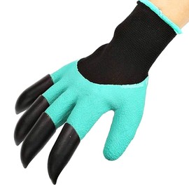 LoveLegis Garden Gloves with Grave Claws - 1 Pair - Latex - Tool for Planting and Sowing a Vegetable Garden - Christmas and Birthday Gift Idea